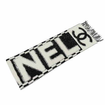 Chanel Cashmere Silk Blend CC Logo Scarf — view 6