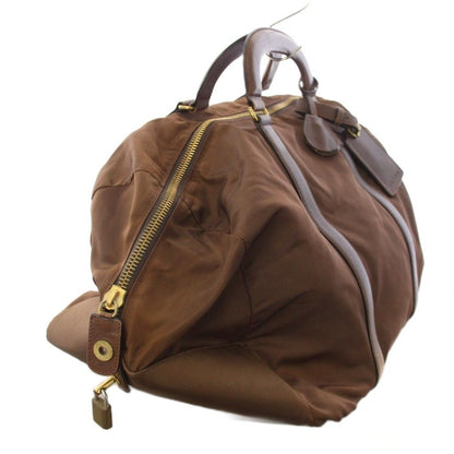 Prada Boston Bag Nylon Brown TK 4 — view 3
