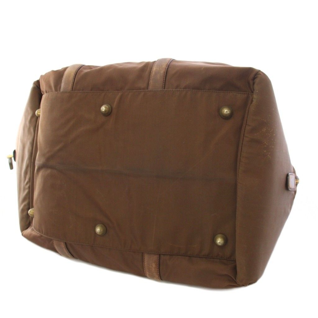 Prada Boston Bag Nylon Brown TK 4 — view 7
