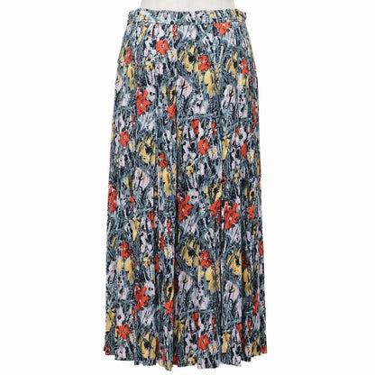 Prada Skirt Flower Print Pleated — view 2