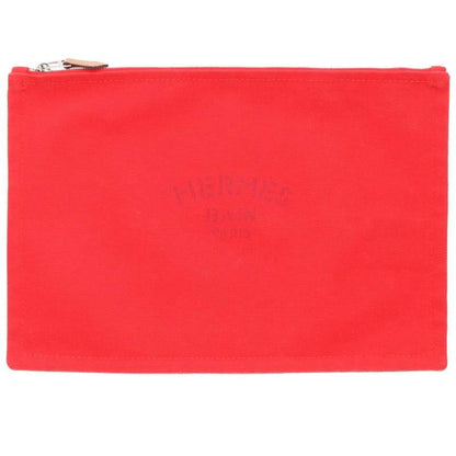Hermes Logo Print Pouch