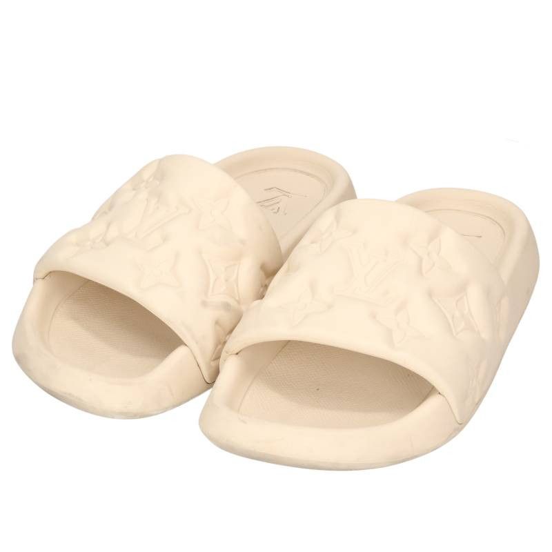 Louis Vuitton Waterfront Embossed Monogram Slide Sandals