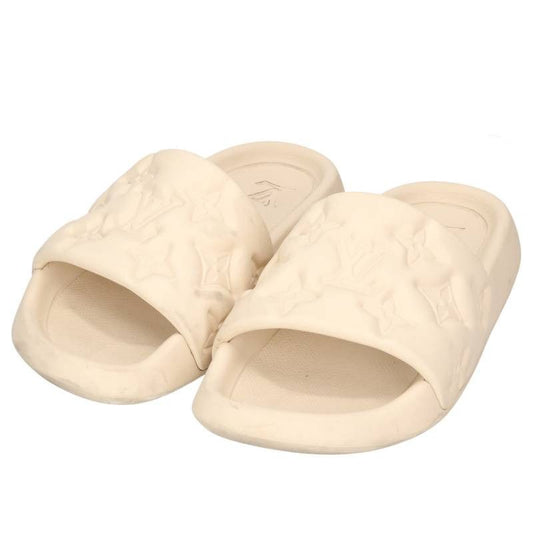 Louis Vuitton Waterfront Embossed Monogram Slide Sandals
