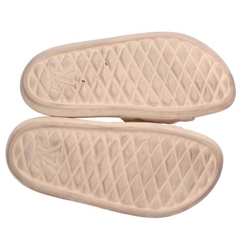 Louis Vuitton Waterfront Embossed Monogram Slide Sandals — view 4