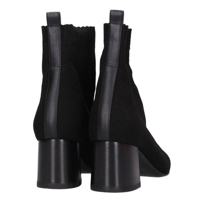 Hermes Volver Leather Trim Knit Short Boots — view 2