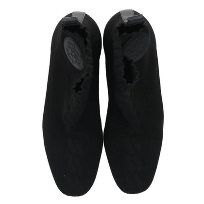 Hermes Volver Leather Trim Knit Short Boots — view 4