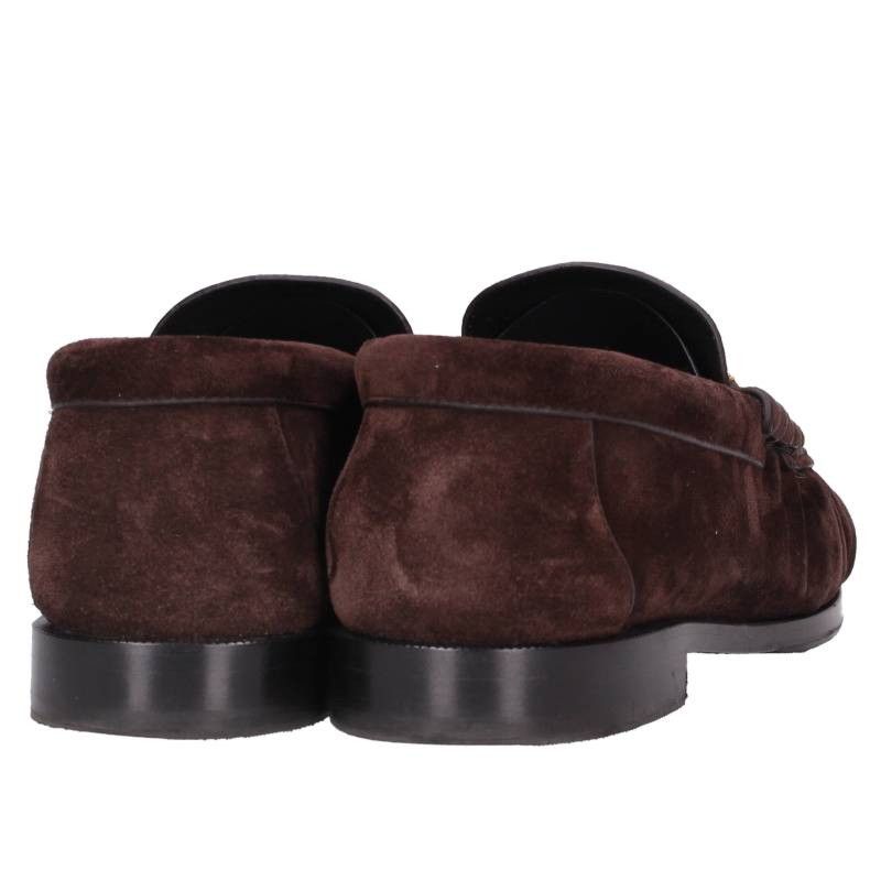 Saint Laurent Paris le Loafers Suede Shoes — view 2