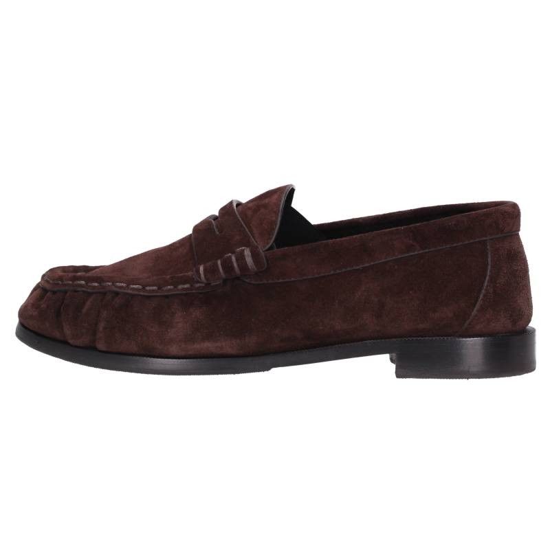 Saint Laurent Paris le Loafers Suede Shoes