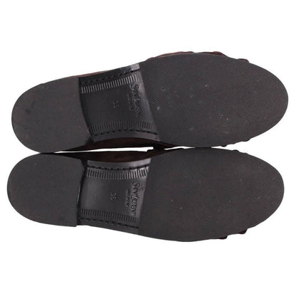 Saint Laurent Paris le Loafers Suede Shoes — view 3