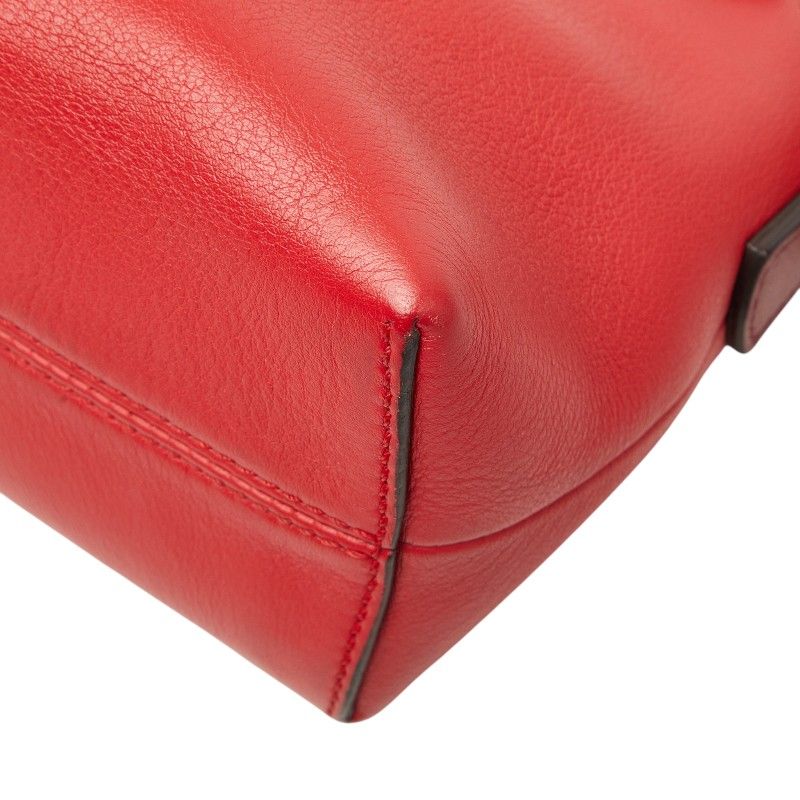 Fendi By The Way Mini 2-Way Shoulder Bag Red Pink Leather — view 4