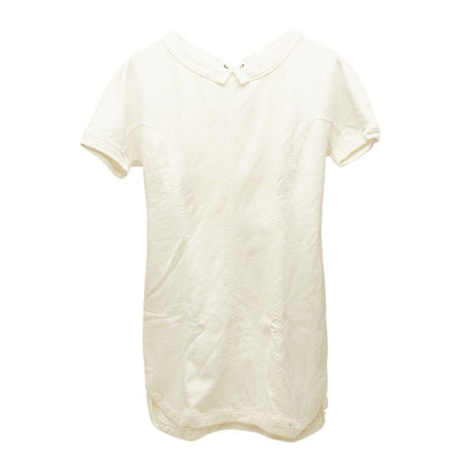 Louis Vuitton Short Sleeve S White Cotton Dress — view 2
