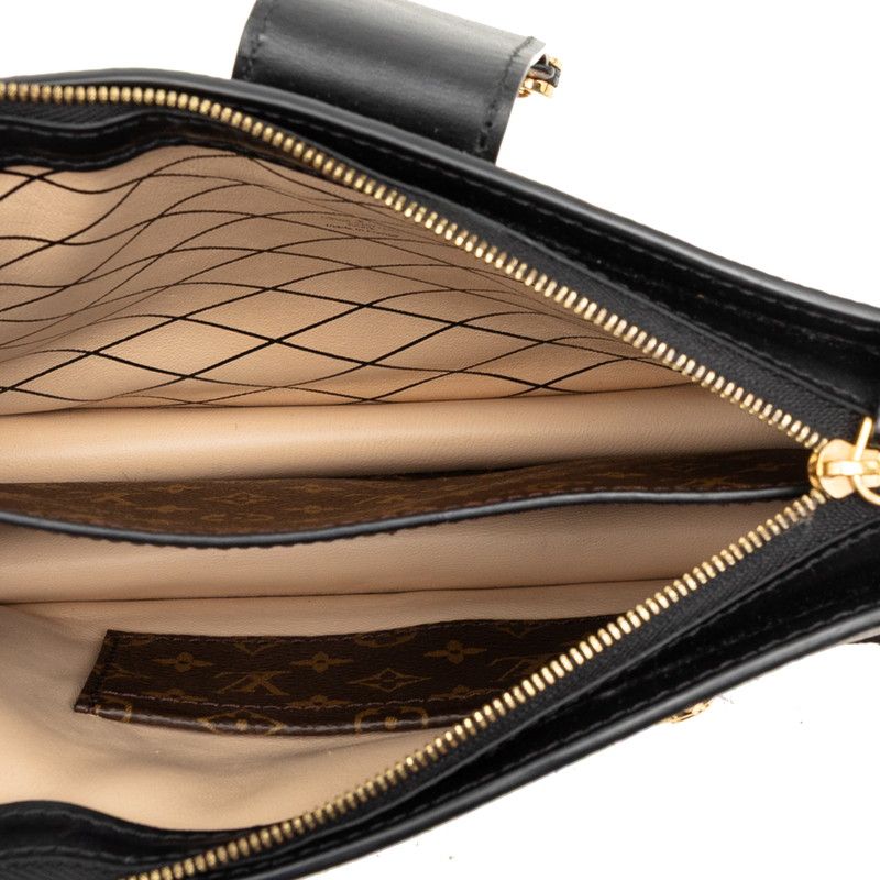 Louis Vuitton Monogram Reverse Trunk Clutch Crossbody Shoulder Bag Brown — view 4