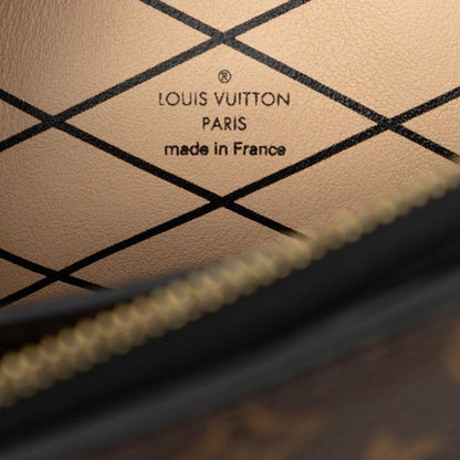 Louis Vuitton Monogram Reverse Trunk Clutch Crossbody Shoulder Bag Brown — view 5