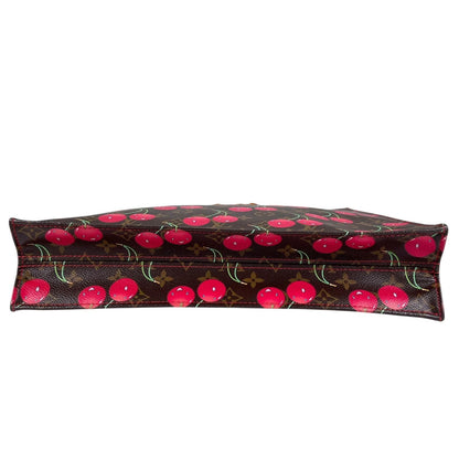 Louis Vuitton Monogram Cherry Sac Plat Handbag Canvas Multicolor — view 4