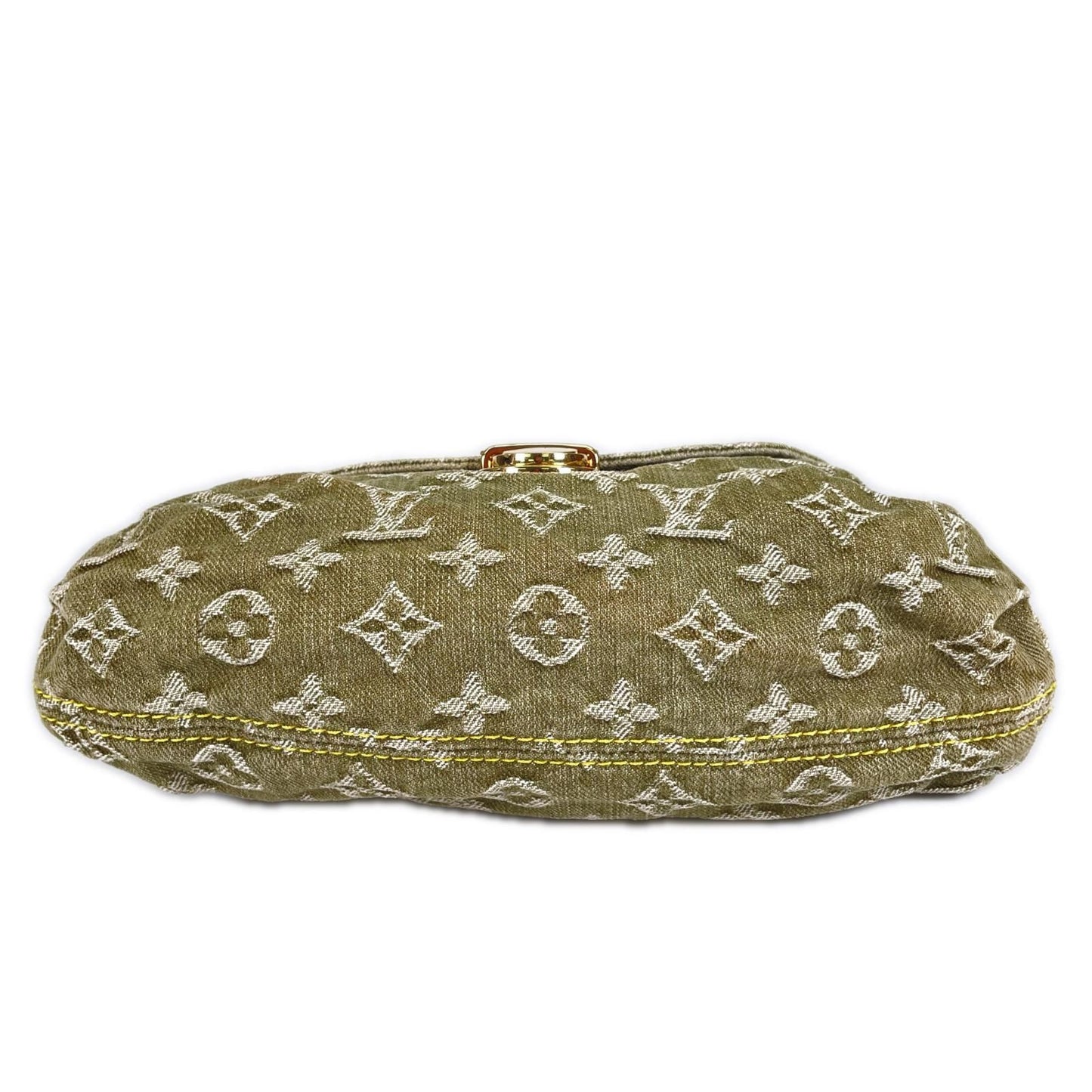 Louis Vuitton Mini Pleaty Handbag Monogram Denim Khaki Limited — view 4