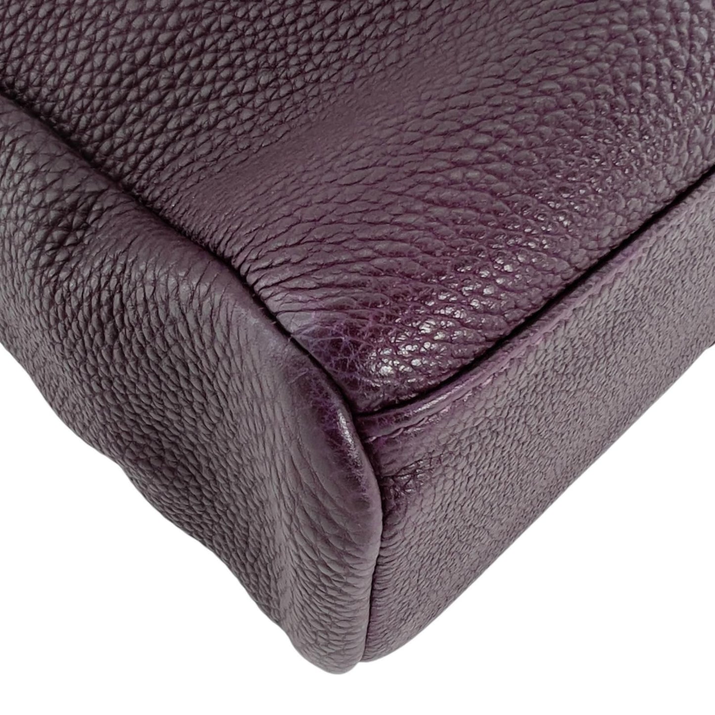 Hermes Fourre Tout MM Tote Bag Togo Raisin Purple — view 6
