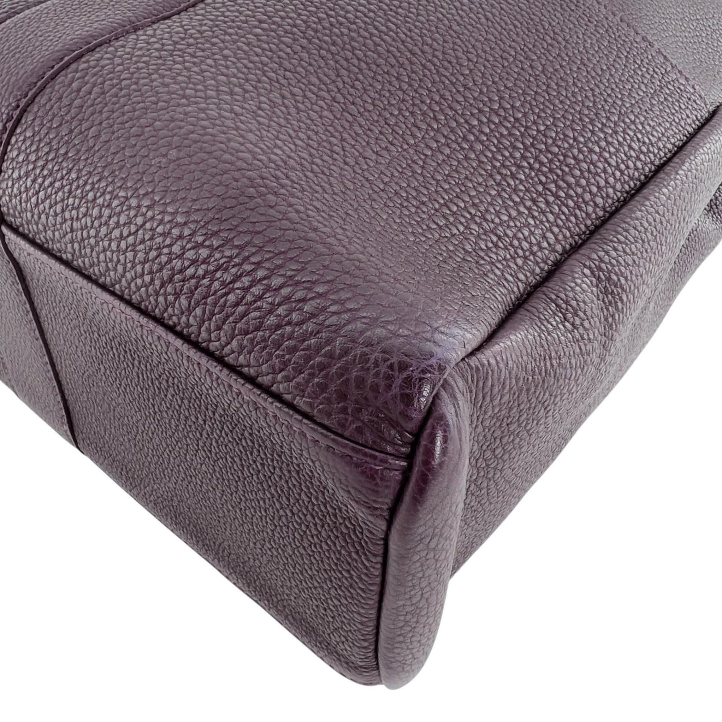 Hermes Fourre Tout MM Tote Bag Togo Raisin Purple — view 7