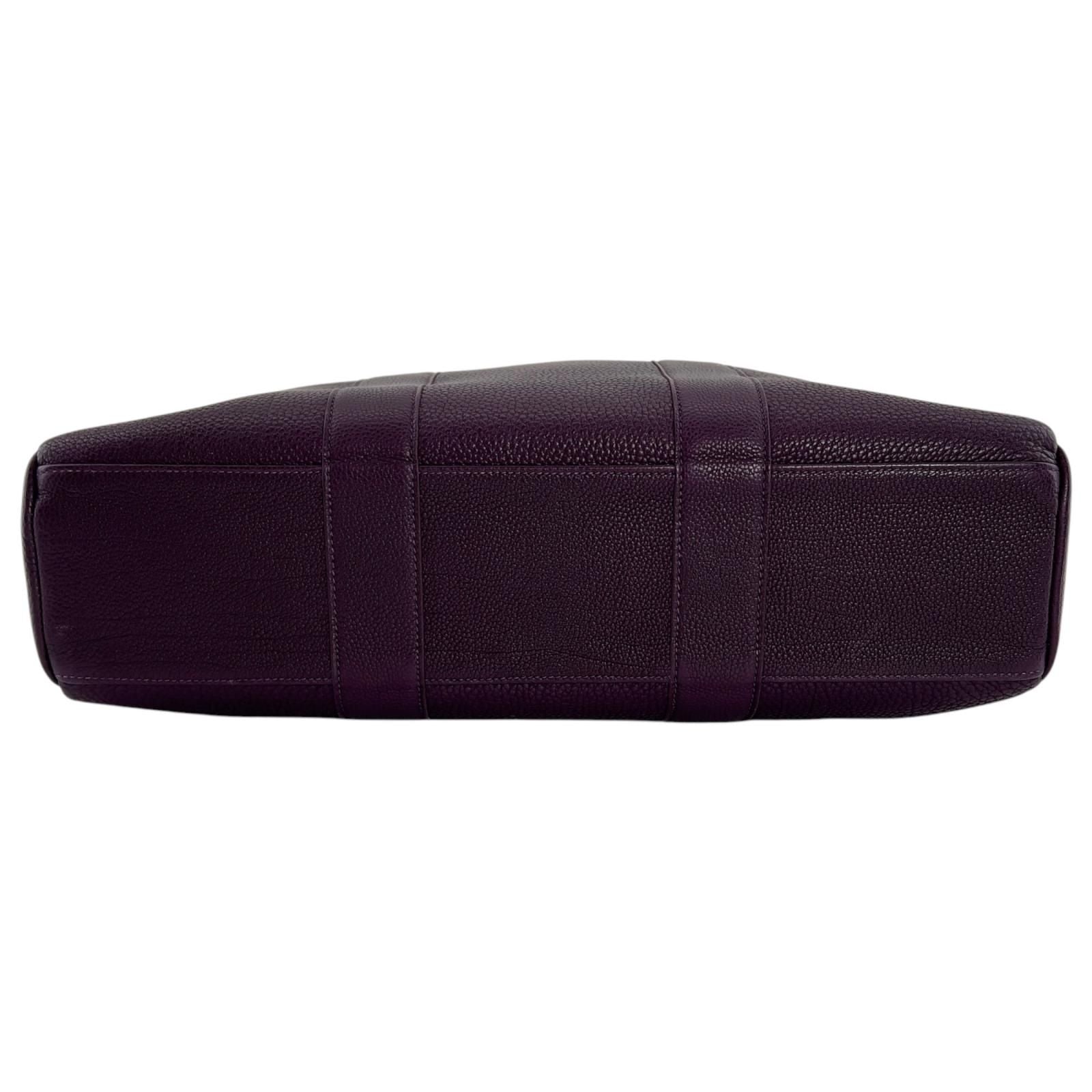 Hermes Fourre Tout MM Tote Bag Togo Raisin Purple — view 4