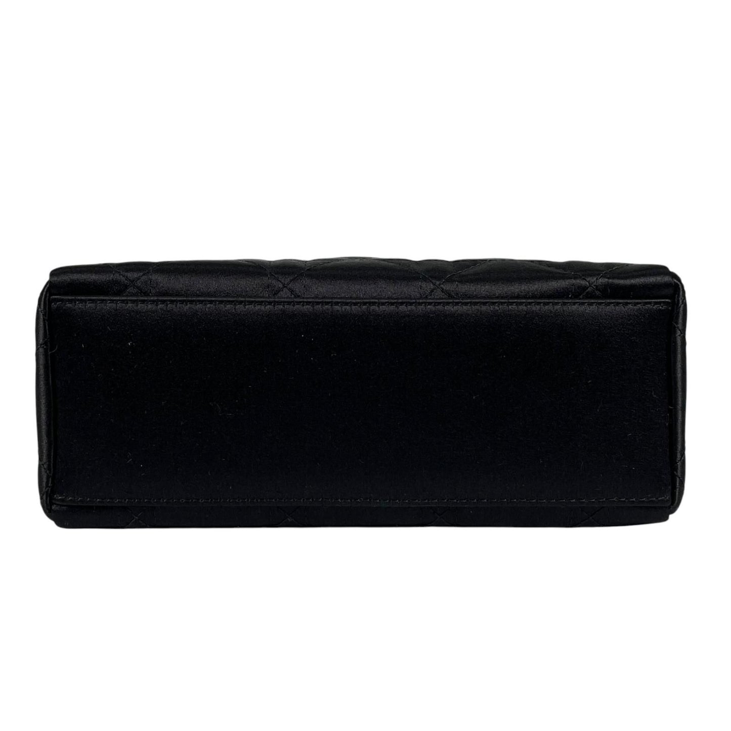 Dior Mini Lady Handbag Satin Black Bijou Rhinestone Vintage — view 4