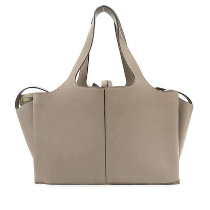 Celine Trifold Leather Tote Bag Beige — view 2