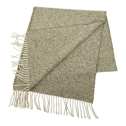 Hermes Logo Scarf Green Cashmere — view 2