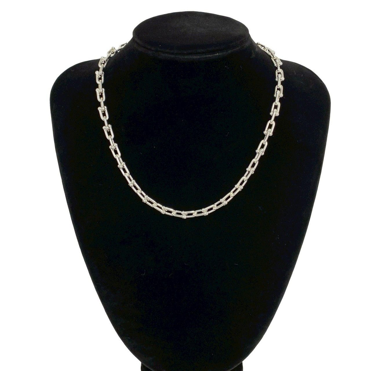 Tiffany & Co HardWear Small Link Necklace 925 Sterling Silver — view 2