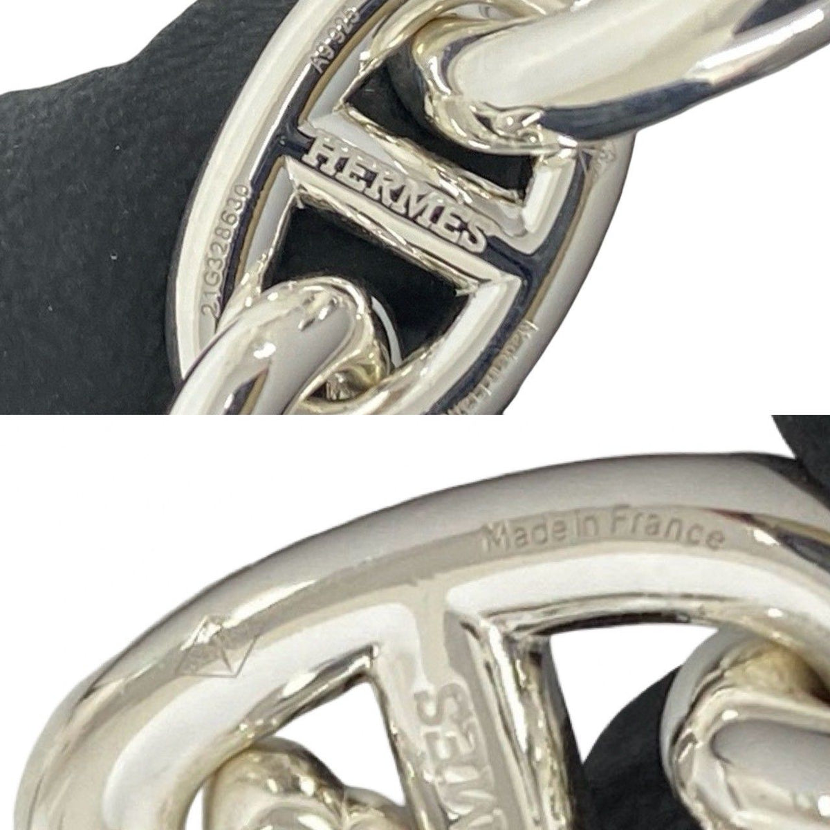 Hermes Chaine D'Ancre MM Bracelet 925 Sterling Silver — view 3