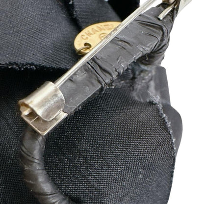 Chanel Camellia Pin Brooch Corsage Black — view 6