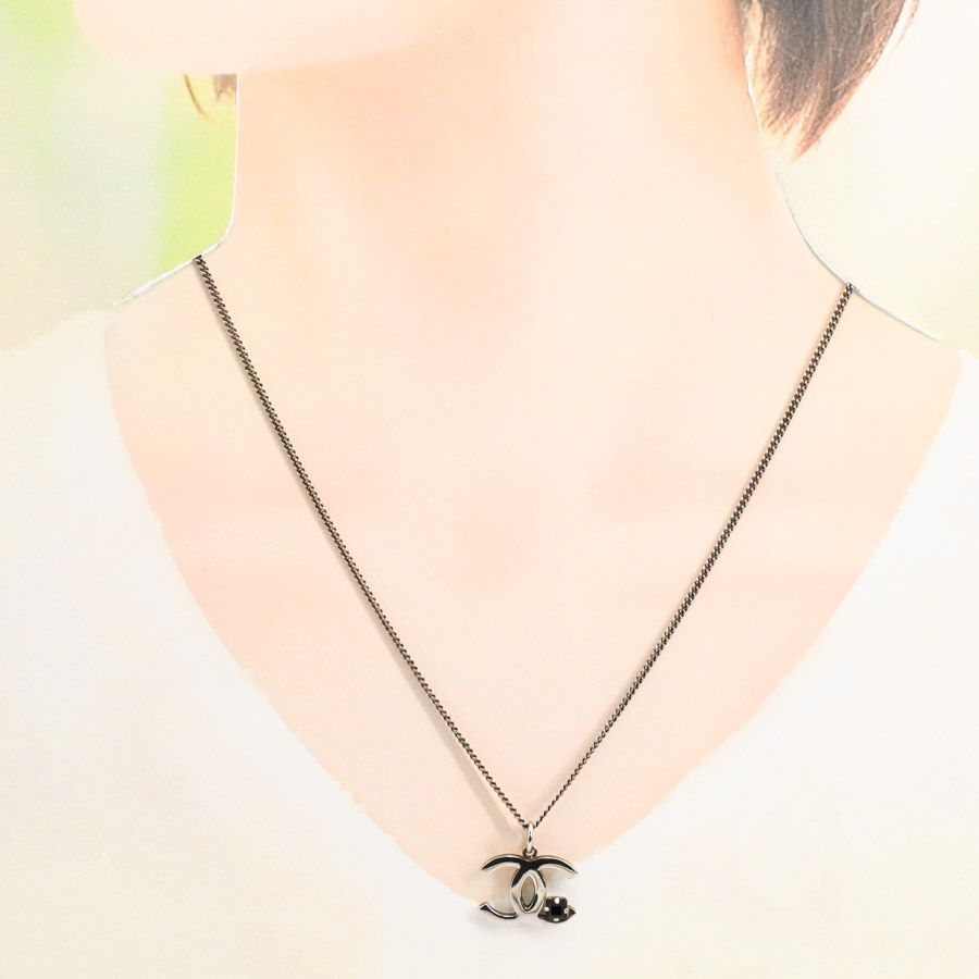 Chanel Necklace Black — view 6