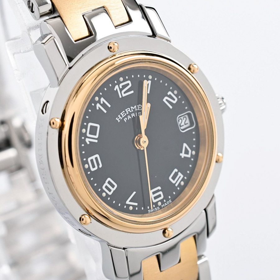 Hermes Watch Clipper Gold — view 4