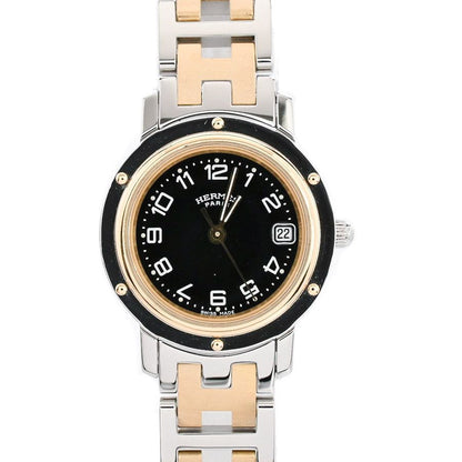 Hermes Watch Clipper Gold