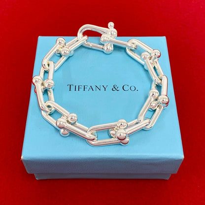 Tiffany & Co HardWear Large Link Bracelet 925 Sterling Silver