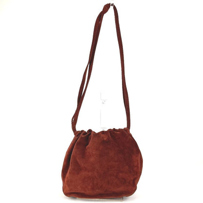 Chanel Shoulder Bag Logo Drawstring Suede — view 2