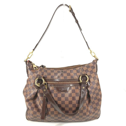 Louis Vuitton Shoulder Bag I-Vora MM Damier Canvas Ebene Brown — view 3