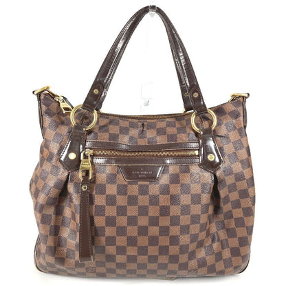 Louis Vuitton Shoulder Bag I-Vora MM Damier Canvas Ebene Brown