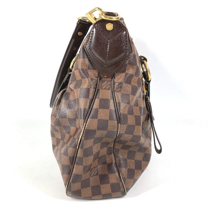 Louis Vuitton Shoulder Bag I-Vora MM Damier Canvas Ebene Brown — view 4