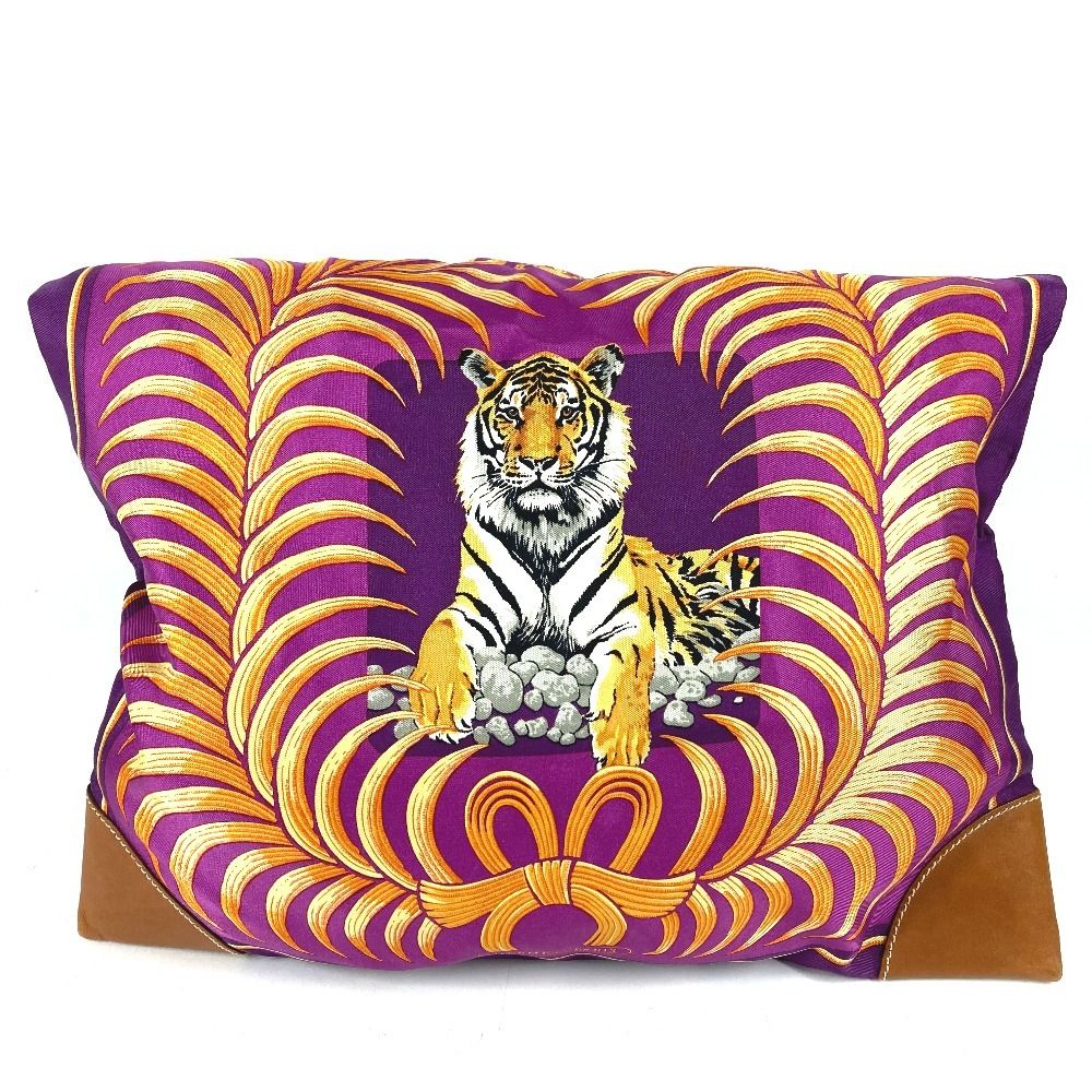 Hermes Shoulder Bag Silk City MM Purple — view 2