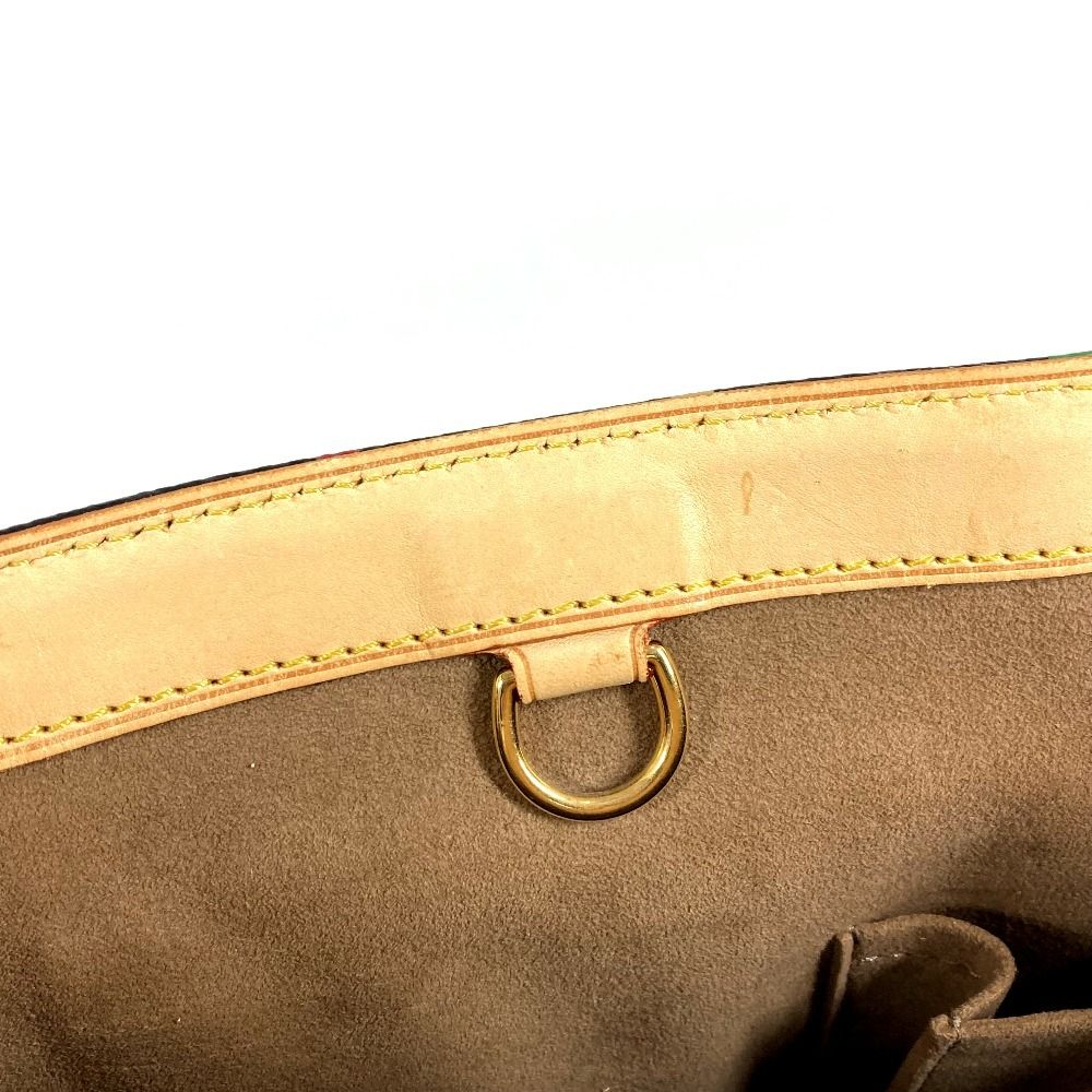 Louis Vuitton Shoulder Bag Aurelia MM Monogram Multicolor Canvas Black — view 4