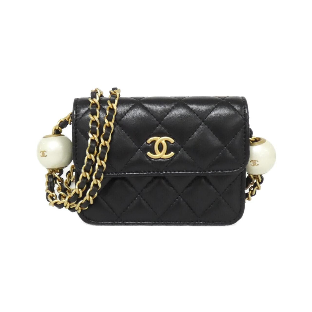 Chanel Chain Clutch Black