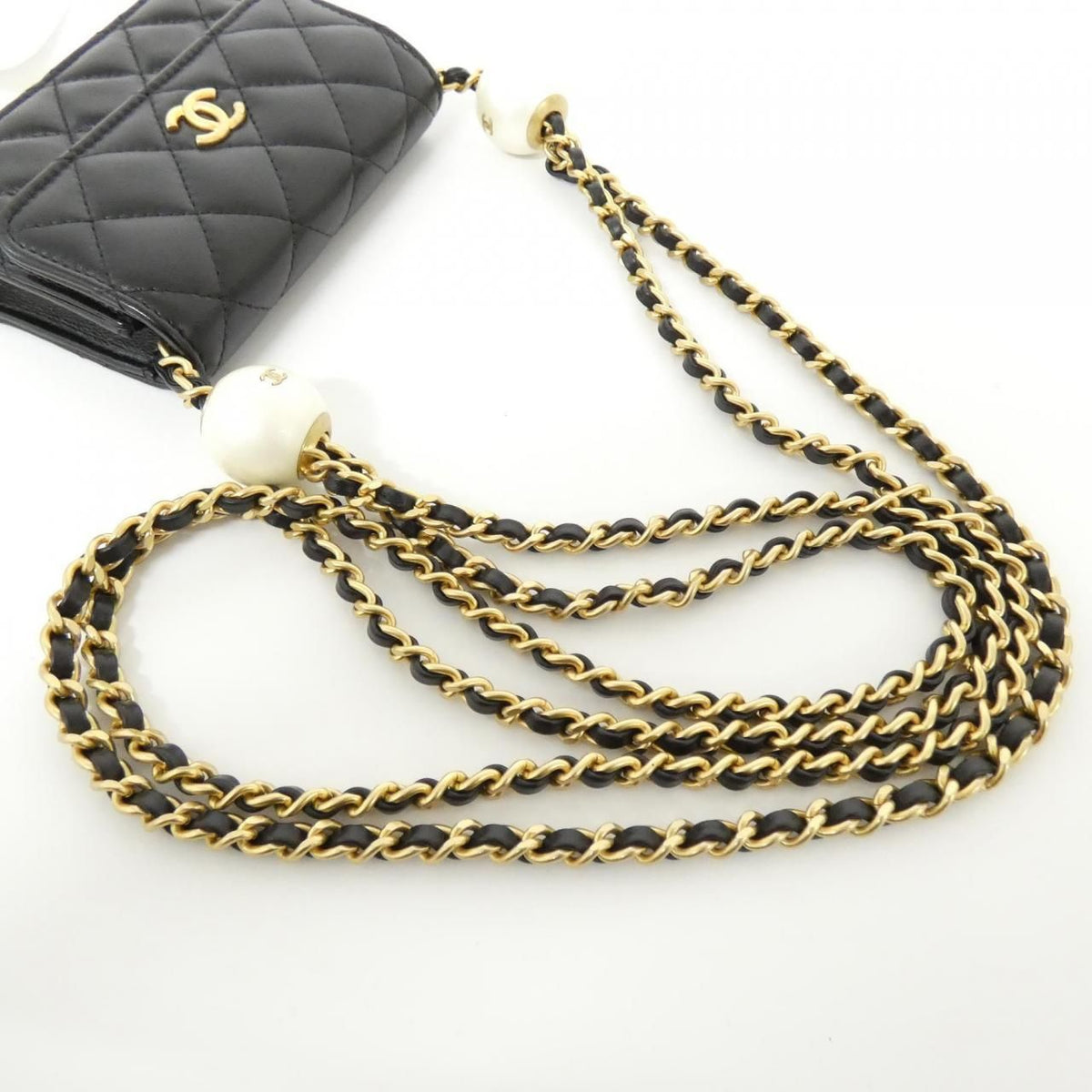 Chanel Chain Clutch Black — view 7