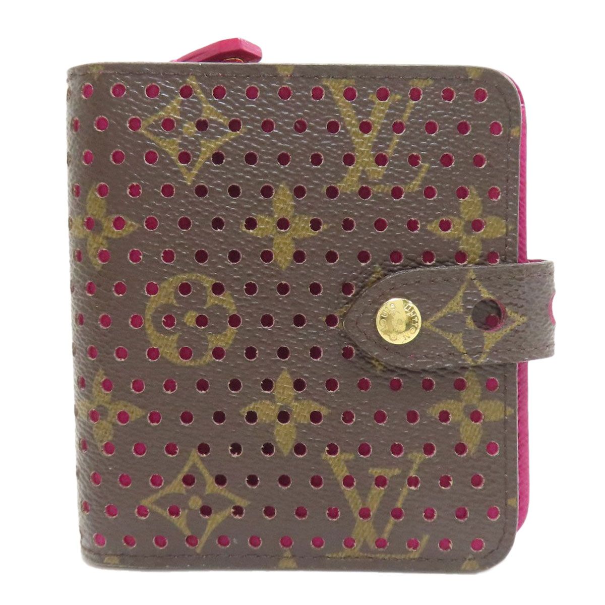Louis Vuitton Compact Zip Perfoseries Bifold Wallet Monogram Canvas