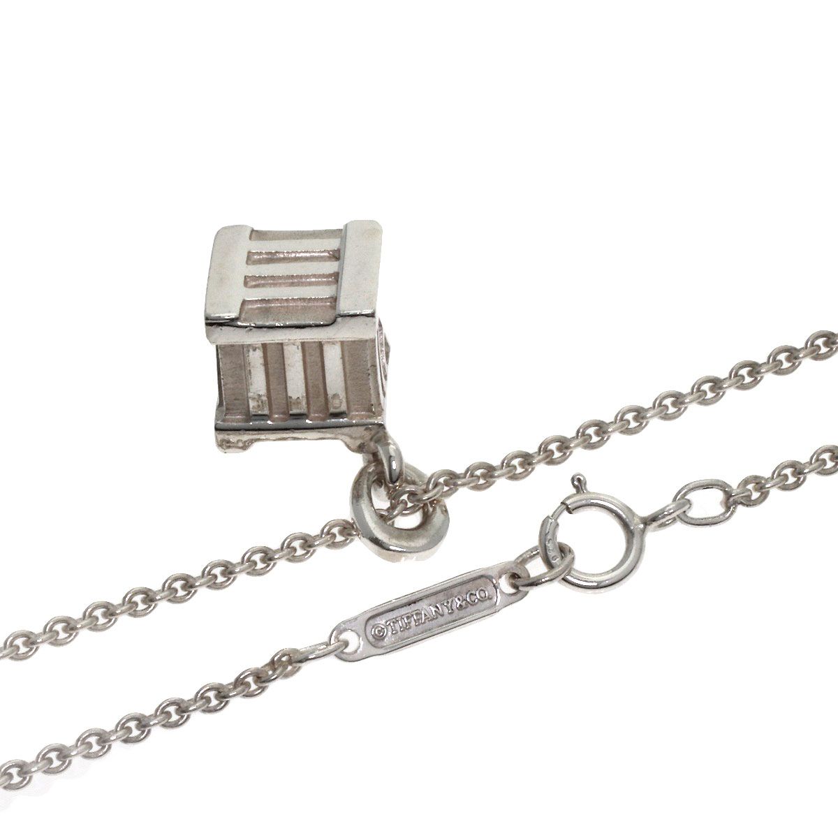 Tiffany & Co Atlas Cube Necklace — view 2
