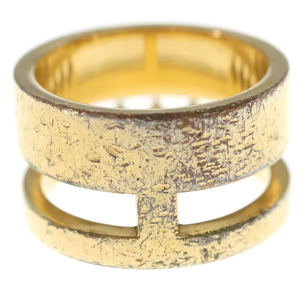 Fendi Anello Occhi Bugs Metallo Ochi Ring Gold — view 2
