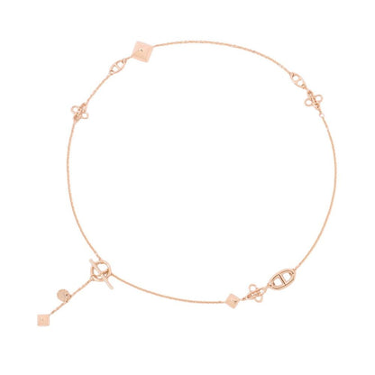 Hermes Necklace Ronde Multi LG 18K Pink Gold — view 5