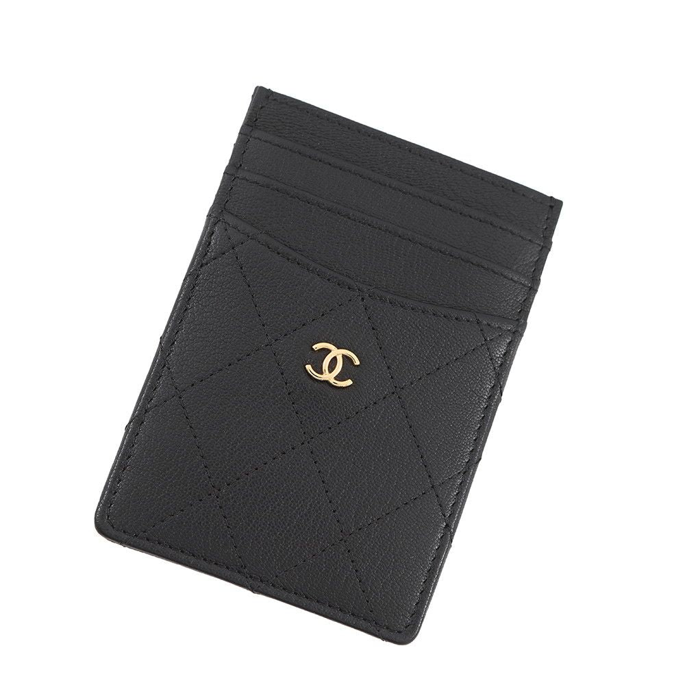 Chanel Card Case Quilted CC Logo