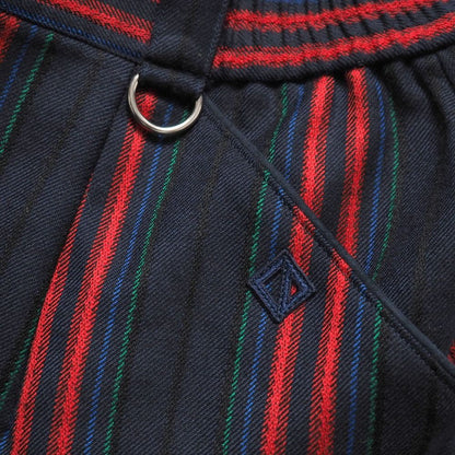 Dior Vintage Shorts L Striped Culottes Dead Stock — view 5