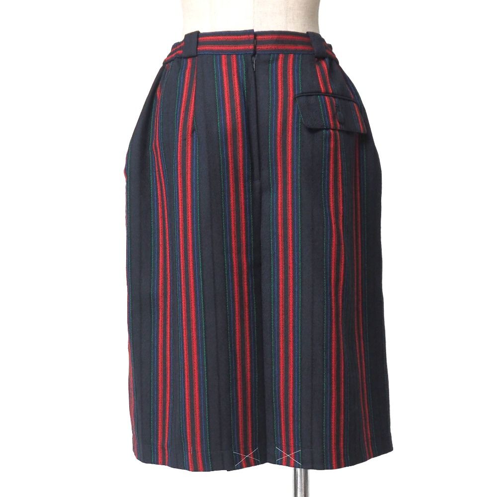 Dior Vintage Shorts L Striped Culottes Dead Stock — view 2