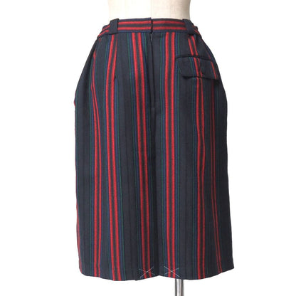 Dior Vintage Shorts L Striped Culottes Dead Stock — view 2
