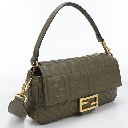 Fendi 2-Way Baguette Handbag Calfskin