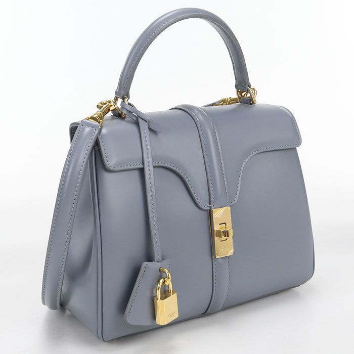 Celine Small 2-Way 16 Handbag Calfskin